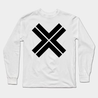 X-cross pattern_1 Long Sleeve T-Shirt